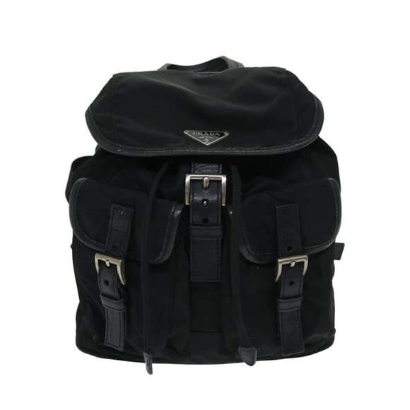 PRADA Backpack Nylon Black Auth yk10964 - Picture 13 of 16